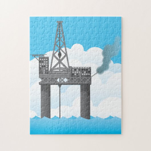 Puzzle Plate-forme pétrolière (Vertical)