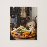 Puzzle Plateau de fromage de vin rustique Nourriture savo<br><div class="desc">Ce design à l'allure savoureuse offre un cadre rustique de vin et de fromage #nourriture #savty #gastronomie #fromage #vin #noix#rustique #craquelins #fun #jeux #cadeaux #cadeaux #fêtes #fêtes #jarretelles #secrésanta #winelover</div>