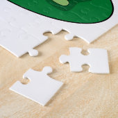 Puzzle Plâtre Coeur Feuille de grenouille (Côté)