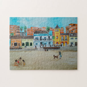 Puzzle Playa de la Malvarrosa Peinture par Alfred Fox