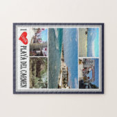 Puzzle Playa Del Carmen - Mexique - I Love - (Horizontal)