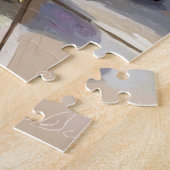 Puzzle Playful Bull Terrier Dog Guarding Christmas (Côté)