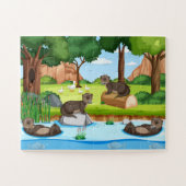 Puzzle Playy Forest Otters Aventure (Horizontal)