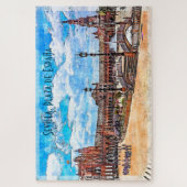 Puzzle Plaza de España, Séville, Espagne. (Vertical)