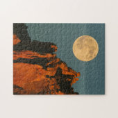 Puzzle Pleine lune | Basalt Cliffs Smith Rock State Park (Horizontal)