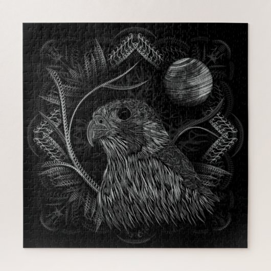 Puzzle Pleine lune de faucon (Vertical)