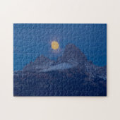 Puzzle Pleine lune en hausse | Grand Teton Driggs, Idaho (Horizontal)