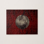 Puzzle Pleine lune gothique avec des arbres de hantise (Horizontal)