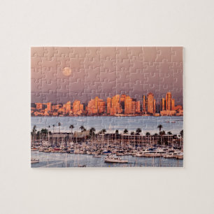Puzzle Pleine lune sur San Diego