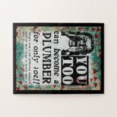 Puzzle Plomber - Funky Vintage Retro (Horizontal)