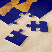 Puzzle Plongeur autonome orange brûlé (Côté)