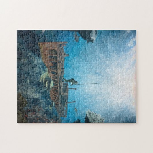 Puzzle Plongeur marin profond (Horizontal)
