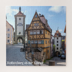Puzzle Plönlein à Rothenburg ob der Tauber, Allemagne
