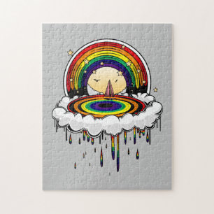 Puzzle Pluie arc-en-ciel