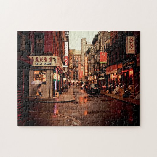 Puzzle Pluie - Chinatown - New York City (Horizontal)