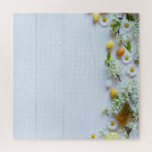 Puzzle Plum de cerisier de Pâques : Oeufs Jaunes. (Horizontal)