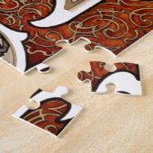 Puzzle Plume Zodiac Woman par Alphonse Mucha - Art Nouvea (Côté)