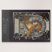 Puzzle Plume Zodiac Woman par Alphonse Mucha - Art Nouvea (Horizontal)