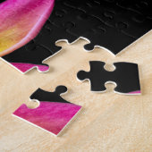 Puzzle Plumeria rose assez photo florale (Côté)