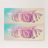 Puzzle Plumes art funky coloré stimulant (Horizontal)