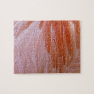 Puzzle Plumes de Flamant rose dans les tons roses