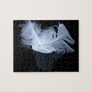 Puzzle Plumes jumelles et réflexion de flamme