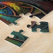 Puzzle Plumes psychédéliques (Côté)