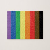 Puzzle Plus colorent plus d'arc-en-ciel LGBT (Horizontal)