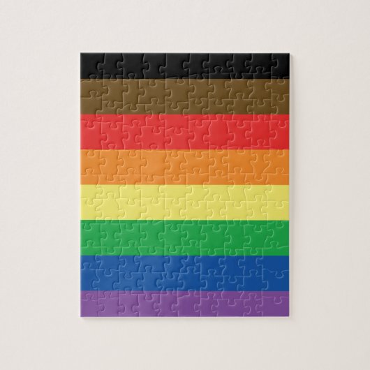 Puzzle Plus colorent plus d'arc-en-ciel LGBT (Vertical)