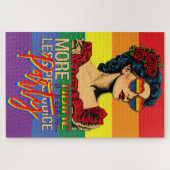 Puzzle Plus de fierté moins de préjugés Mois de la fierté (Horizontal)