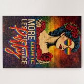 Puzzle Plus de fierté moins de préjugés Mois de la fierté (Horizontal)