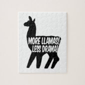 Puzzle Plus de lamas moins de drame (Vertical)