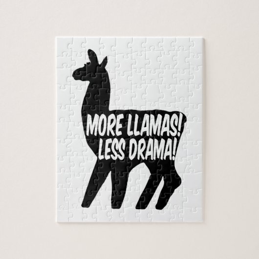 Puzzle Plus de lamas moins de drame (Vertical)