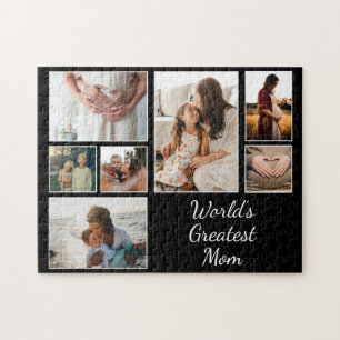 Puzzle Plus grande maman Famille Enfant 7 Photo Collage