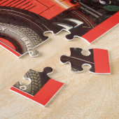 Puzzle Pneu Kelly-Springfield 1927 et deux hommes avec ci (Côté)