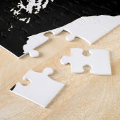 Puzzle Pochoir de bouledogue français (Côté)