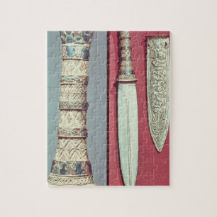 Puzzle Poignard d'or et gaine, trésor de Tutankhamun,