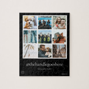 Puzzle Poignée de médias sociaux sur plusieurs photos per