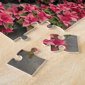 Puzzle Poinsettia and Photo Template Christmas Holiday (Côté)