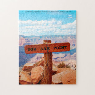 Puzzle Point Ooh Aah Grand Canyon. Vœux de Noël Ji