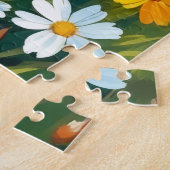 Puzzle Pointer allemand Prairie printanière Chien (Côté)