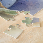 Puzzle Pointeur à poils durs Griffon OEufs de Pâques Fête (Côté)