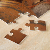 Puzzle Pointeur à poils durs Griffon Puppy Automne (Côté)