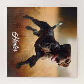 Puzzle Pointeur court allemand en cours d'exécution (Horizontal)