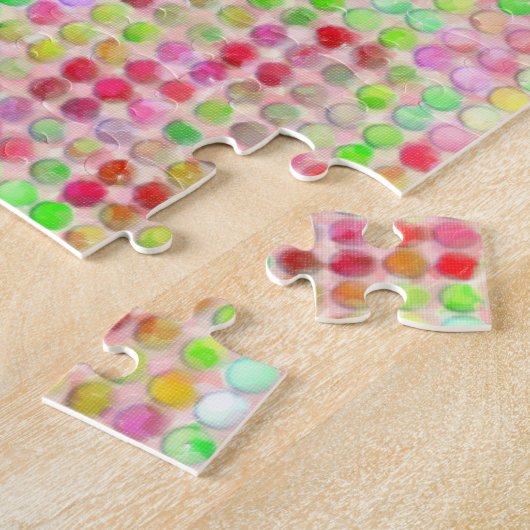 Puzzle Points super colorés (Côté)