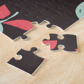 Puzzle Poires à menthe : Texture Vintage sans soudure (Côté)