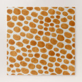 Puzzle Pois d'or : Gouache Abstraite (Horizontal)