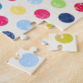 Puzzle Pois génial moderne de Flamant rose (Côté)