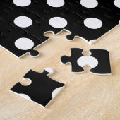 Puzzle Pois noir et blanc (Côté)