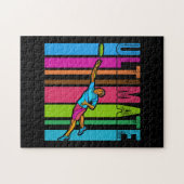 Puzzle Poison du Grand Motif de Frisbee (Horizontal)